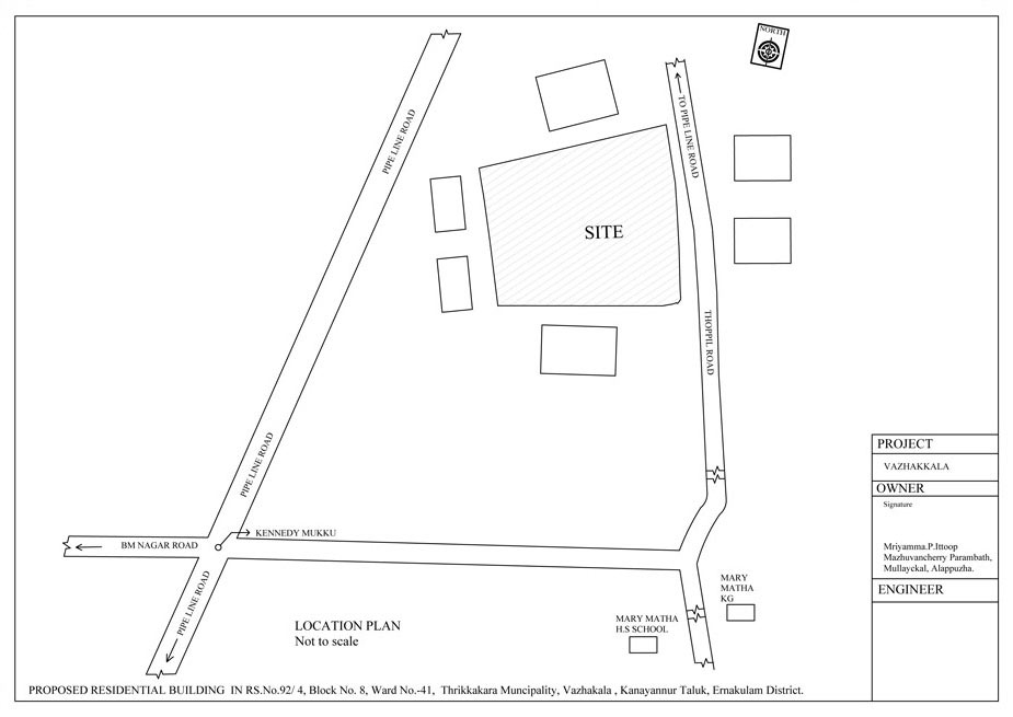 Jewel Homes - Projects - Location map